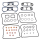 Rubber cover gasket set XL86-90 (GB)