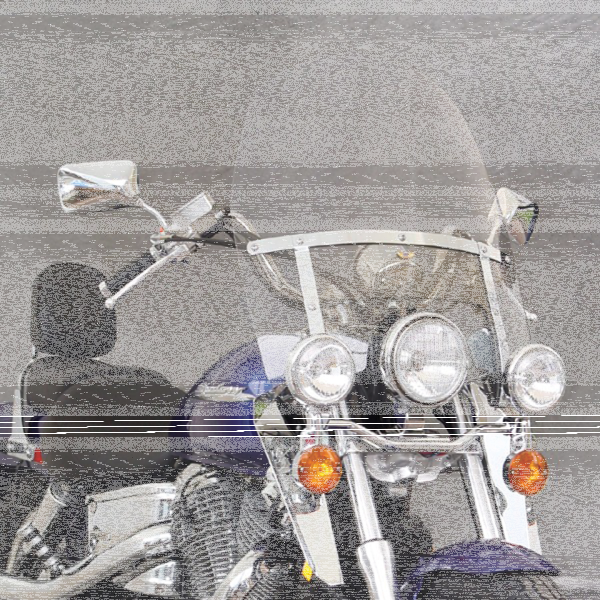 Touring Windshield kit Round FLST type (GB)