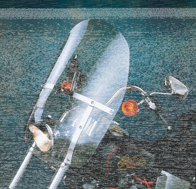 Touring Windshield kit FLH notched h.d. (GB)