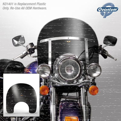 Dark tint 14" windshield FLHR94-up (GB)