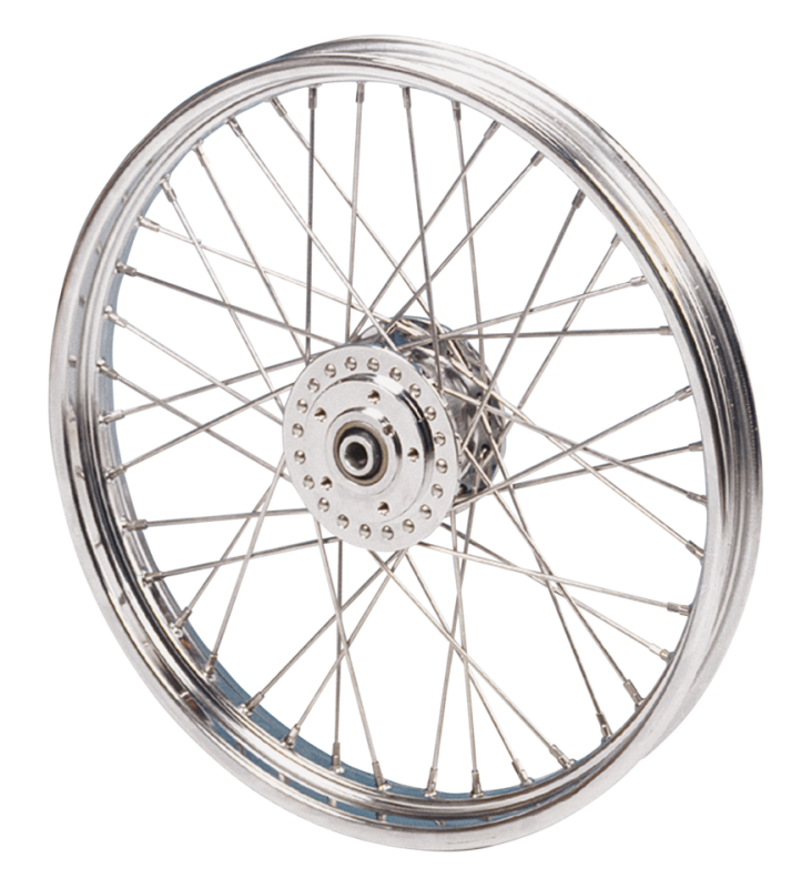 1.85x19 FR wheel XL00-04* INOX RE (GB)