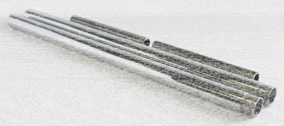 Sliders/Tubes HiTech polished stock +6" (GB)