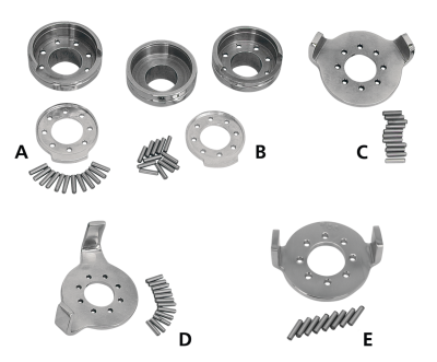 Steer stop stainless XL, FXD, FXR models (GB)