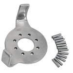 Steer stop stainless Rigid, Softail