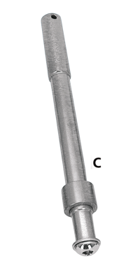 Axle for 39mm fork and 220mm triple tree (GB)