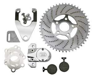 Sprocket Disc kit drilled 48T zn. (GB)