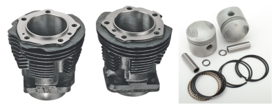 GZP Cylinderkit Panhead 74ci w/pistons (GB)