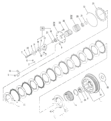 Clutch Drum with Ring Gear XL81-e84 (GB)