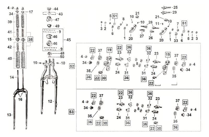 Repair set for rocker all BT+WLC36-52 (GB)