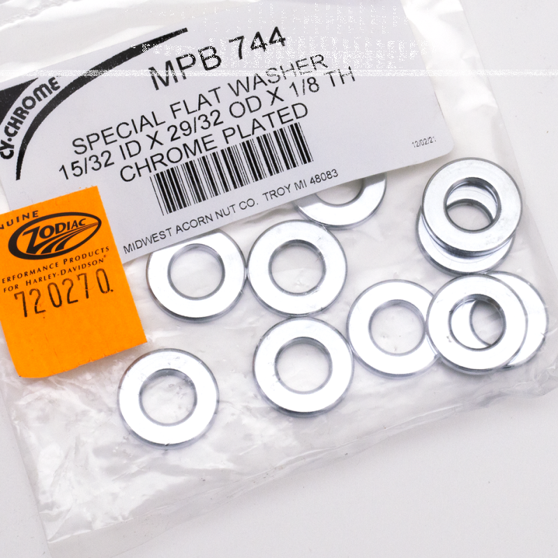 10pck Washers 15/32 x 29/32 x 1/8 (GB)