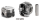 KB Piston set 10.6:1 std TC 88" cid (GB)