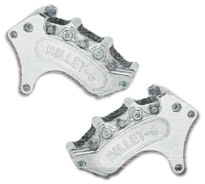 Billet 6 calipers 13" dual front 00-up (GB)