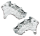 Billet 6 calipers 13" dual front 00-up (GB)
