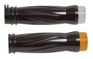 RBS Twister gripset black w/LED turnsign (GB)