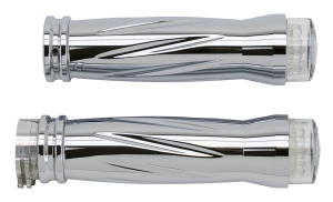 RBS Twister gripset black w/LED turnsign (GB)