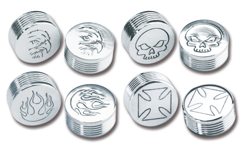 Hex Bolt cap 1/4" Eagle design (GB)
