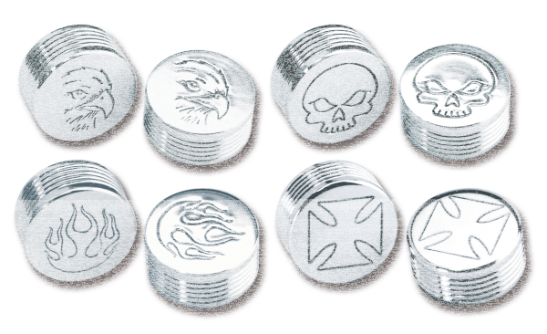 Hex Bolt cap 1/4" Eagle design (GB)