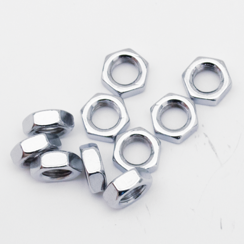 10Pck Jam Nut 3/8-24, UNF (GB)