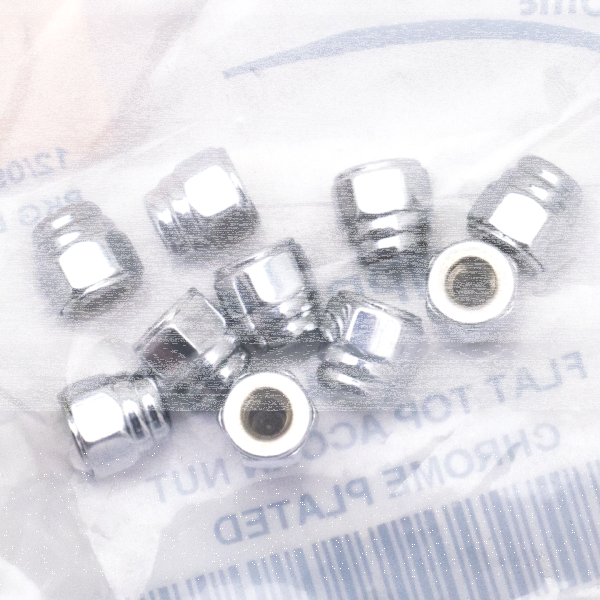10Pck 10-24 Flat Top Acorn Nut (GB)