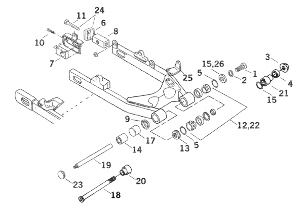 10pck GHDP HOLEPLUG SWINGARM FXD S (GB)