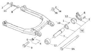 GHDP PIVOT LOCK PLATE, REAR (GB)
