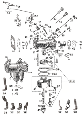Air Intake Lever Rod BT38-65 (GB)
