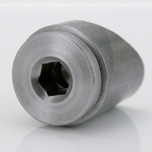 Thundermax angled 18mm weld bung+cap (GB)