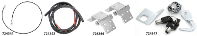 Tour-Pak Zinc Hinge Kit FLT87-13 (GB)