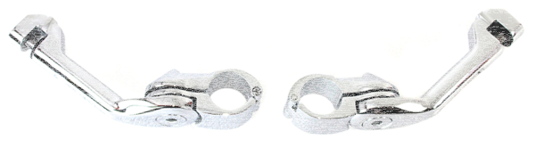 Adj. Peg mounts Angled 5" Long Chrome (GB)