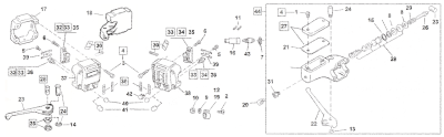 90° Brake Fitting Master Cyl. FL/XL72-81 (GB)