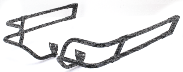 Saddlebag Rail Black Kit FLH/T14-up (GB)