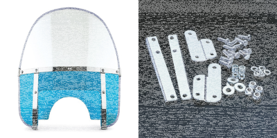 Beaded H-Duty kit clear & blue FL49-59 (GB)