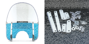 Beaded H-Duty kit clear & blue FL49-59 (GB)