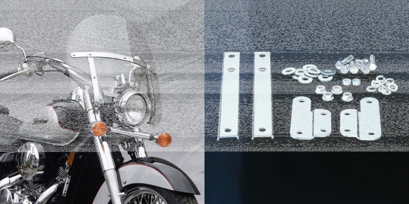Chopped H-Duty kit clear FLST86-up (GB)