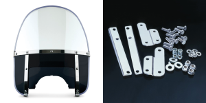 Beaded H-Duty round top/notched black (GB)
