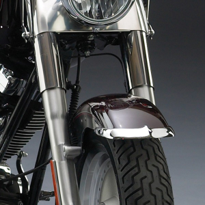 Nat.Cycle Chr fendertip FLSTF Front 2Pce (GB)