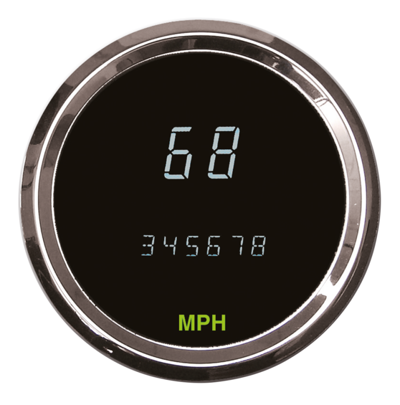 Round Digital Speedometer 3-3/8" KPH+MPH (GB)