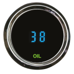 Round Digital Oil pressure gauge