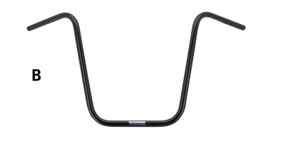 Apehanger "X-High" H=460mm up to 81 (GB)