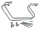 Chrome saddlebag supports FXDF08-17