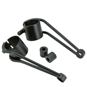 Vintage black 39mm light brackets (GB)