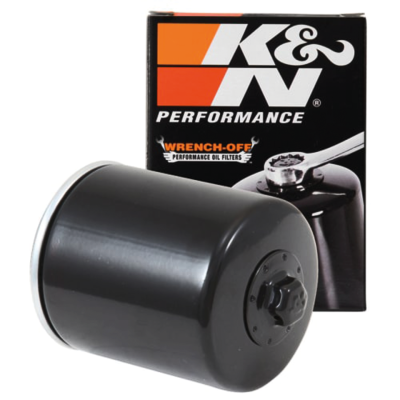 K&N Black Wrench-Off Oil filter short (GB)