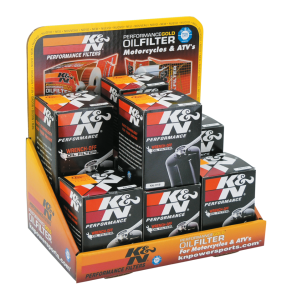 K&N Chrome Wrench-off Oil filter short (GB)