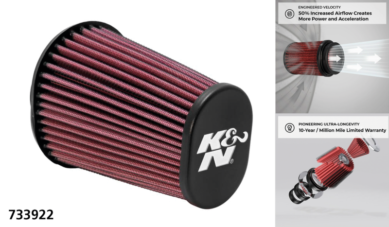K&N Repl. filter element f/733807 (GB)