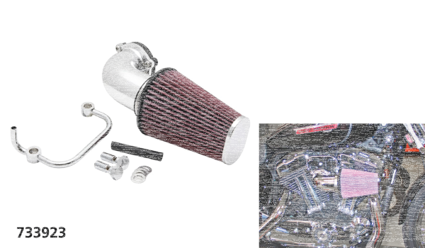 K&N AirCharger intake XL91-up polished (GB)