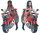 Sport bike girls 2.125"x3.875" decal (GB)
