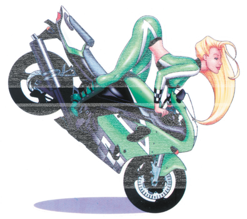Endo girl 5.15"x4.16" decal (GB)