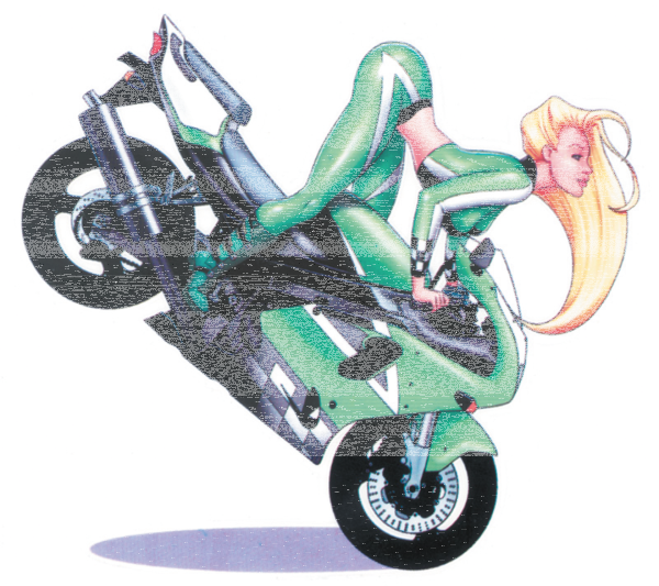 Endo girl 5.15"x4.16" decal (GB)