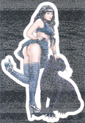 Mini Decal Dangerous Pussy (GB)