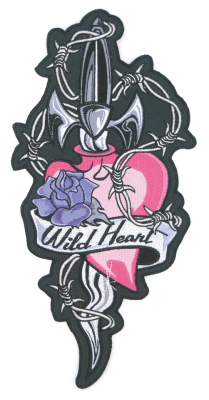 Heart n Dagger 11X5.5 Patch